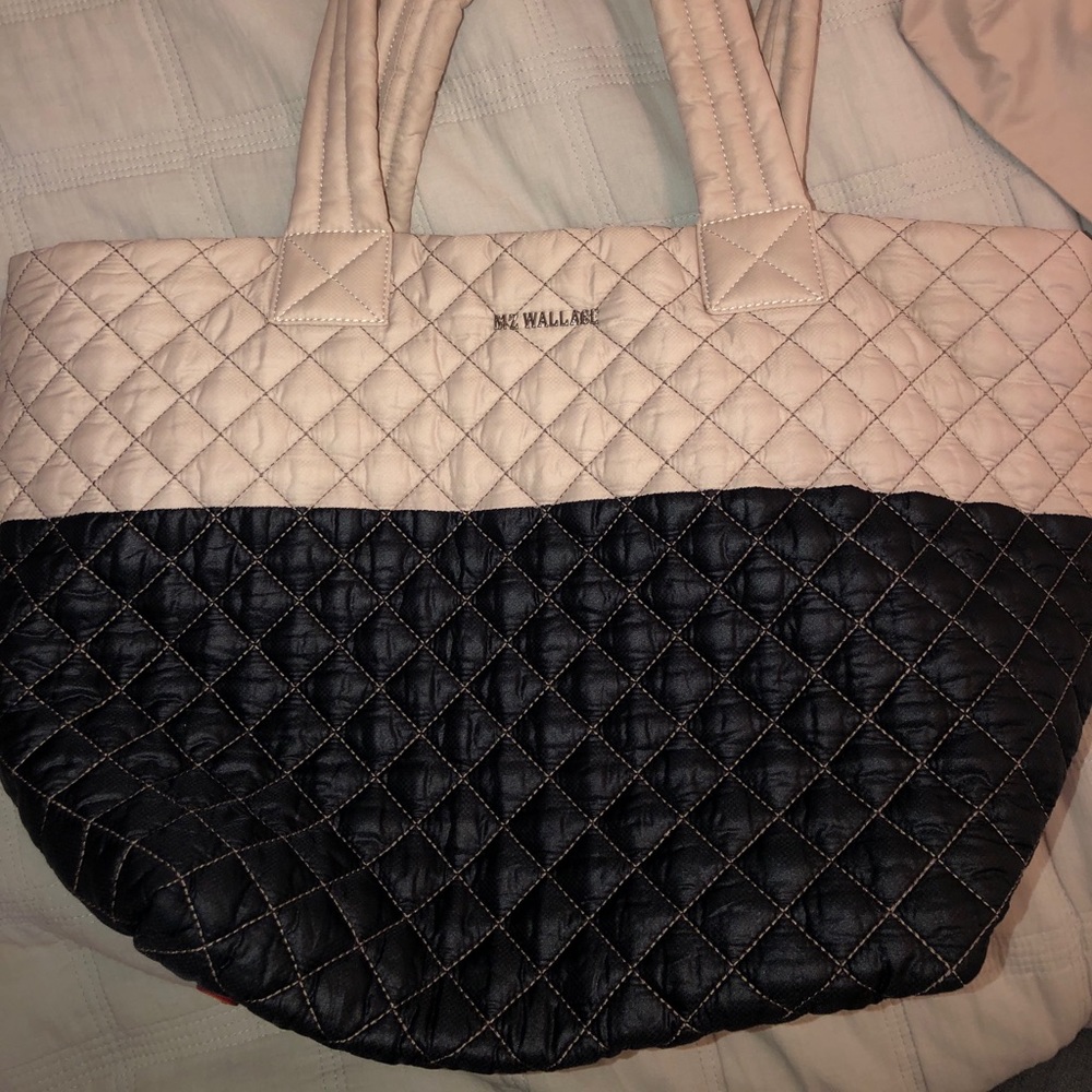 MZ Wallace medium metro mushroom black colorblock